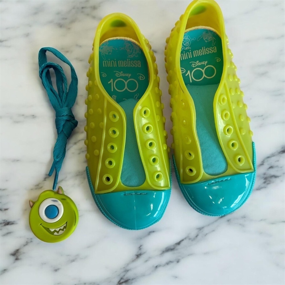 Mini Melissa  X Disney 100th Anniversary Toddler Polibolha II Jelly Sneaker Sz 9